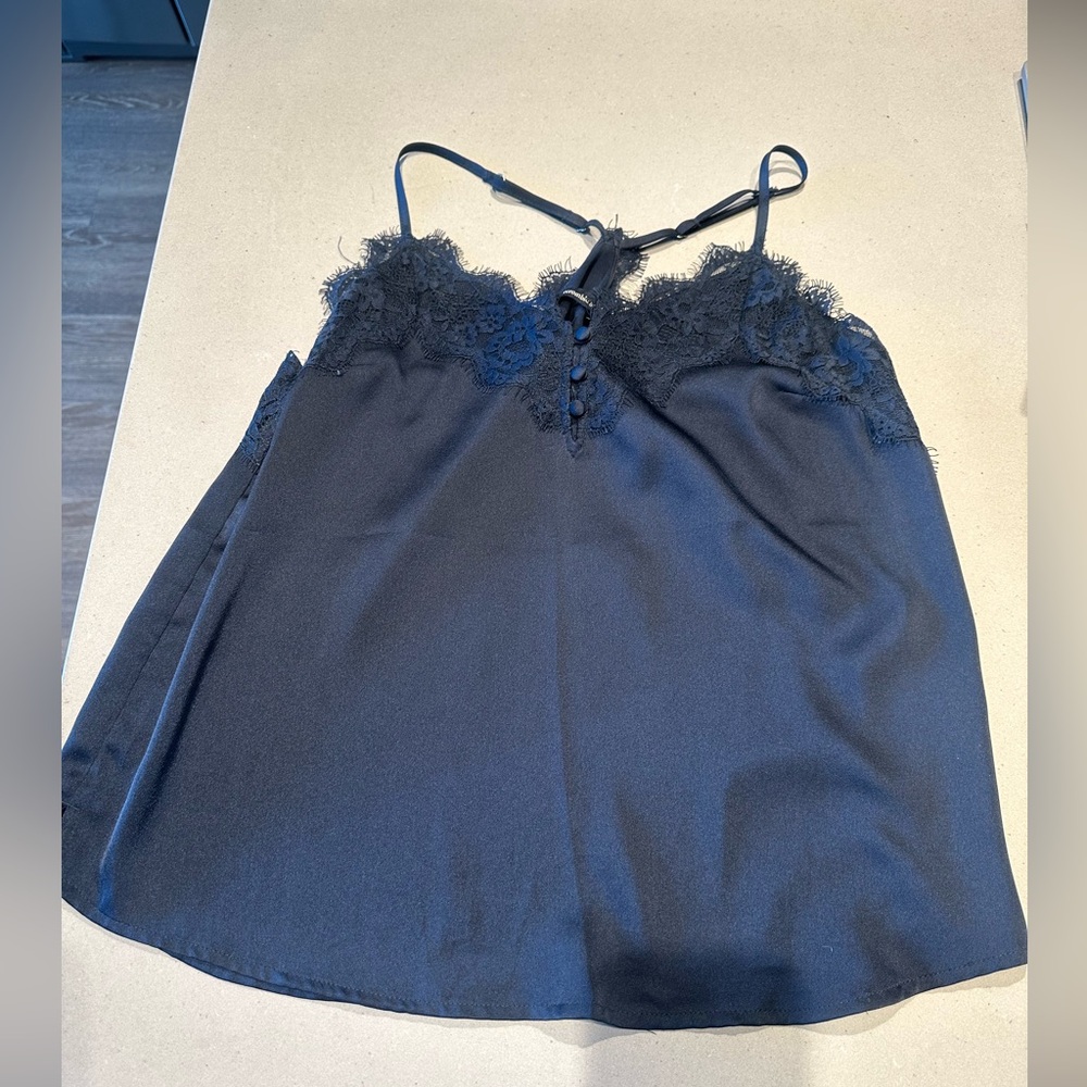 Navy Abercrombie Tank Size Medium